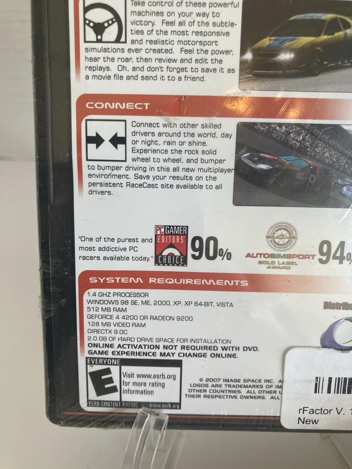 rFactor (PC, 2005) Brand New Factory Sealed - Image 3 of 4