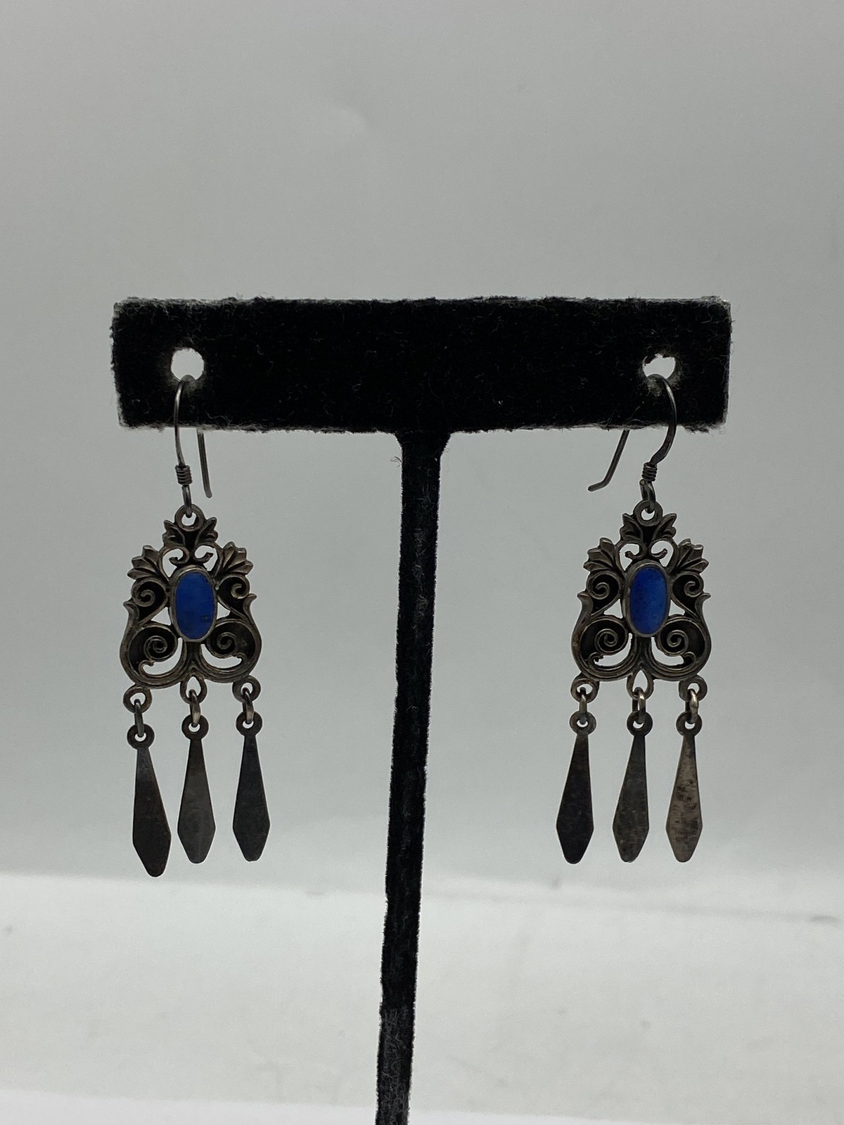 Sterling Silver Assorted Earring Bundle 3pcs 23.3g - image 4