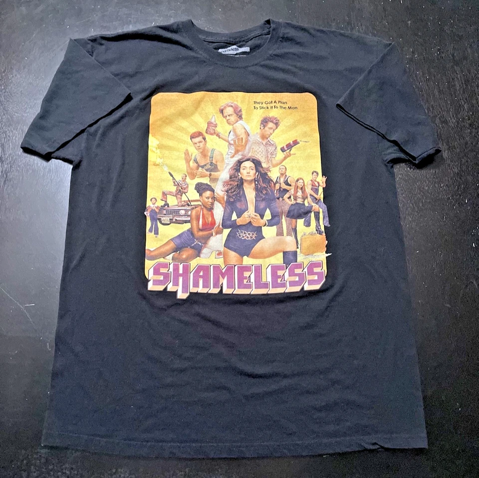 Camiseta Shameless TV Show, Negra, Talla: XL Foto 2 de 4