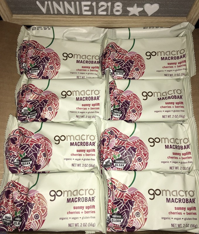 84 GoMacro Bars Organic Vegan Gluten Free Cherries & Berries Bulk Lot Go Macro