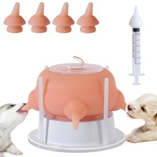 Nursing Nipple Puppy Feeders for Multiple Puppies, 200ml Food-Grade Silicone ...