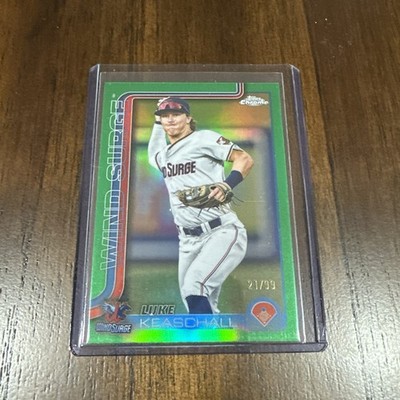 2025 Topps Pro Debut Luke Keaschall #/99 Green Chrome