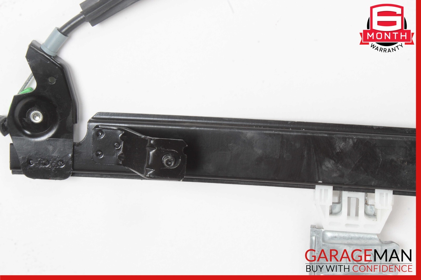 03-13 Maserati Quattroporte M139 Front Left Side Window Regulator w/o Motor OEM