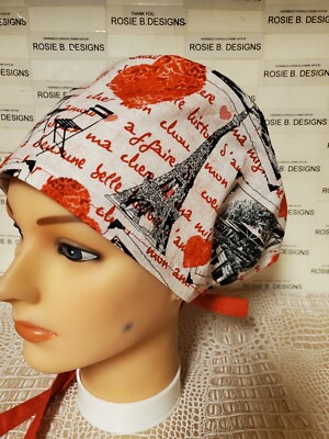 Paris City of love/ NURSES/pixie Euro cap/Rn's, Dr's,medical staff 