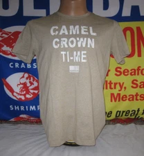 CAMEL CROWN Time T Shirt Men's Small Skiing Outdoors Adventure CAMPING HIKING