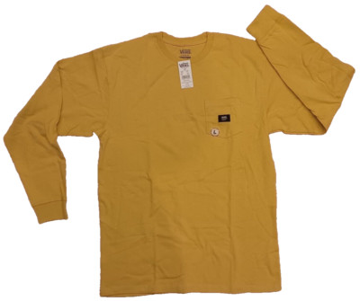Vans ''Off The Wall'' Long Sleeve Woven Patch Pocket Shirt  Men s Large-VN0001AYUU