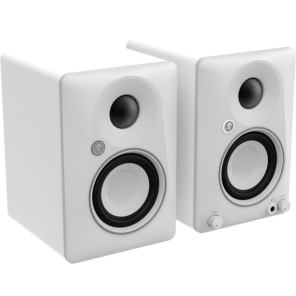 Mackie LE Wht Pwrd Studio Monitors w/Tone