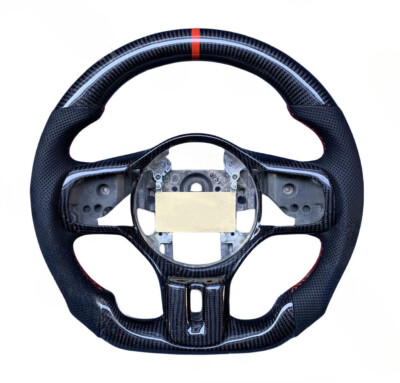 For Mitsubishi Evolution EVO X GSR MR 08-15 REAL Carbon Fiber Steering Wheel