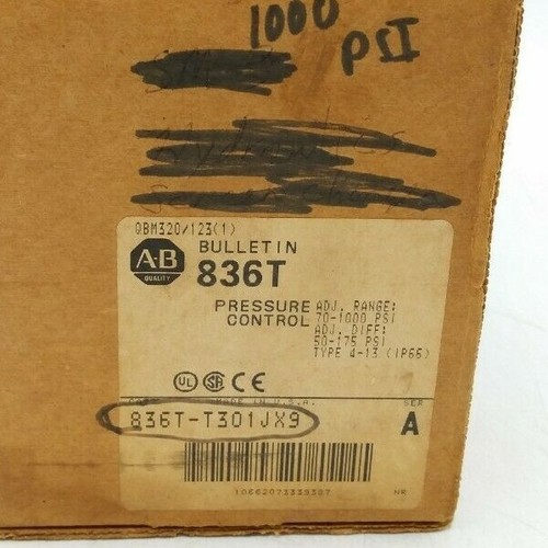 Allen-Bradley 836T-T301JX9 Pressure Control - Picture 2 of 6