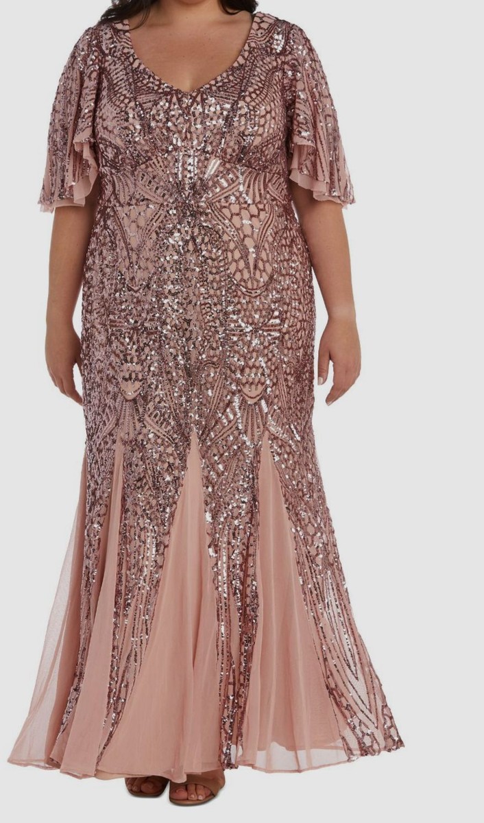 sequin pink dress plus size Wrap Dress Glitter Dress Plus Sequin Wrap Plus Size Pink Wrap Dress Party Dresses  Sequin Pink