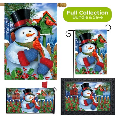Briarwood Lane Snowman and Cardinals Winter Four Piece Collection