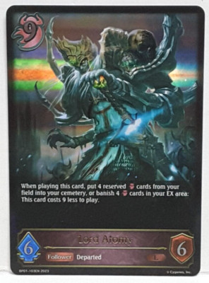 Englische Shadowverse Lord Atomy BP01-103EN L Advent Von Genesis