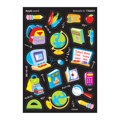 School S In Apple Scented Reward Stickers Decorate Exercise