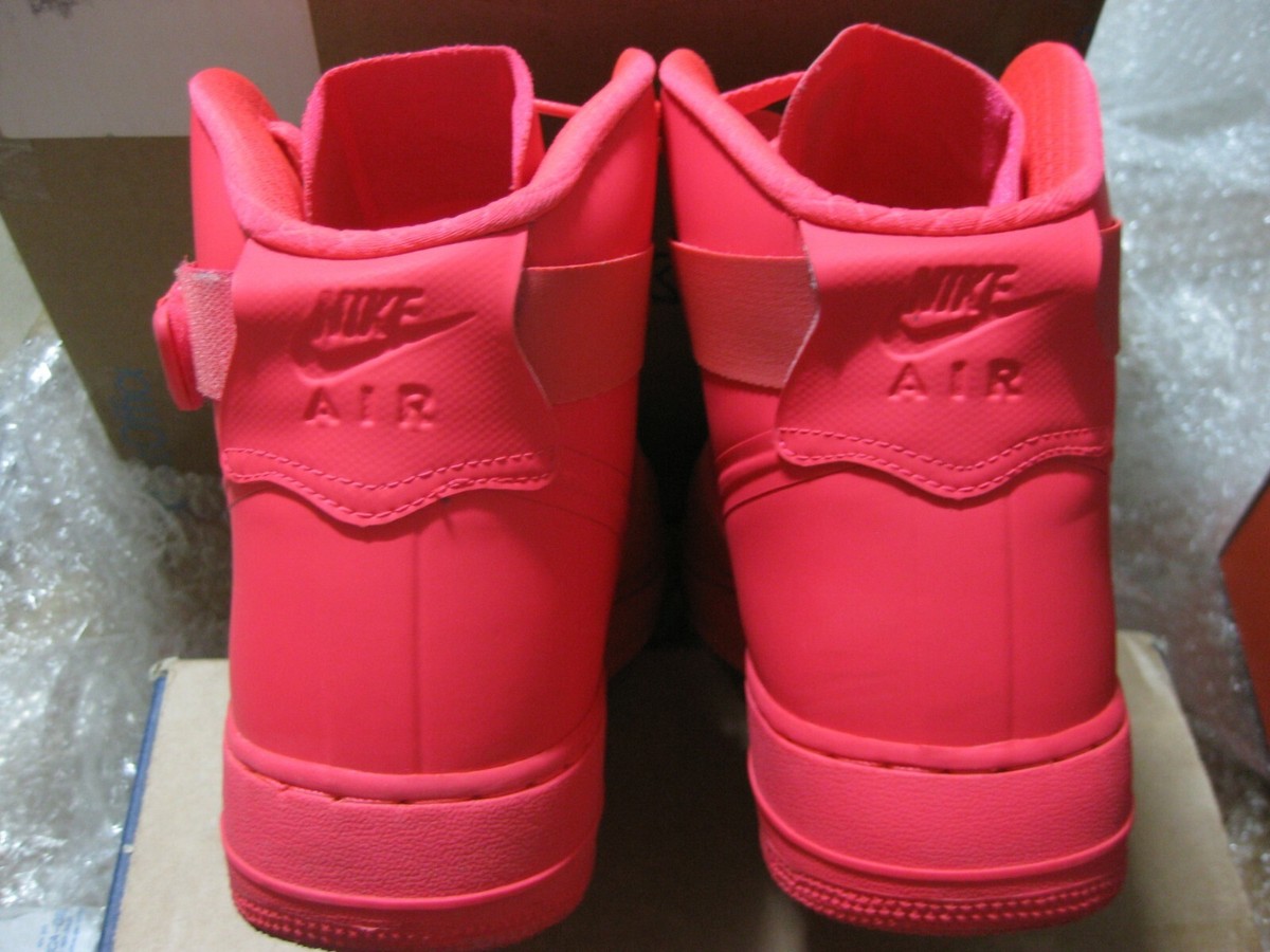 Nike Air Force 1 Hi HYP PRM Solar Red Sz 9.5 | eBay