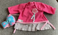 Nenuco Doll Clothes Pink Dress With Attached Teddy Bear