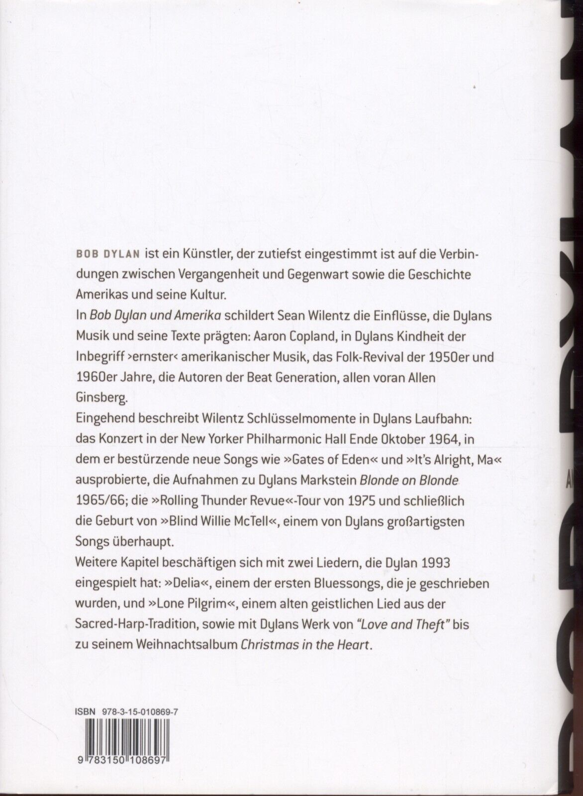 Thumbnail - Sean Wilentz Bob Dylan Und Amerika Einflüsse & Schlüsselmomente 2012