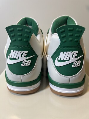 Size 16- Jordan 4 Retro x Nike SB Low Pine Green | eBay