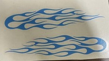 Icy Baby Blue Racing X2 Flames Car Auto Die Cut Vinyl Decal Sticker Car Window Icy Baby Blue Racing X2 Flames Car Auto Die Cut Vinyl Decal Sticker Car Window