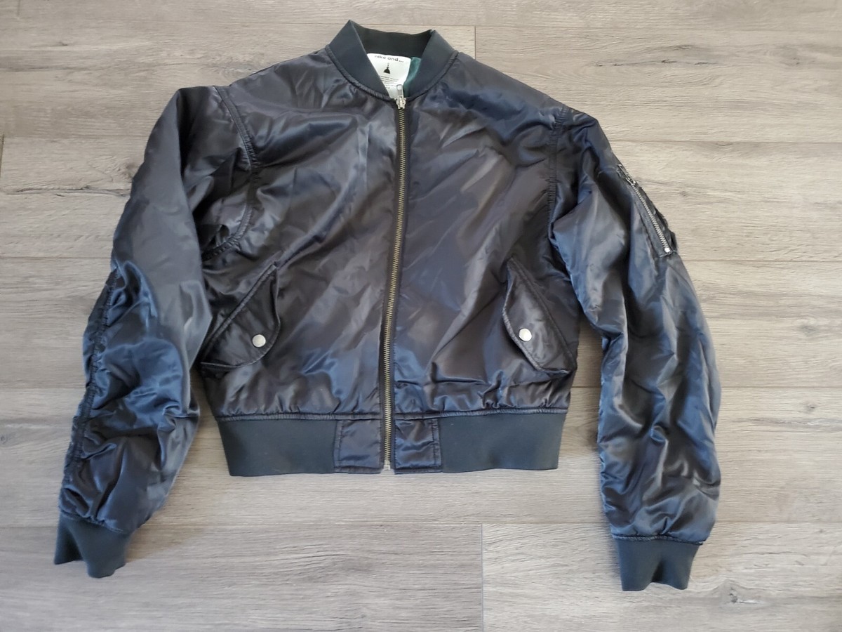 Niko and Bomber Jacket Cropped In Black Japan Size 3