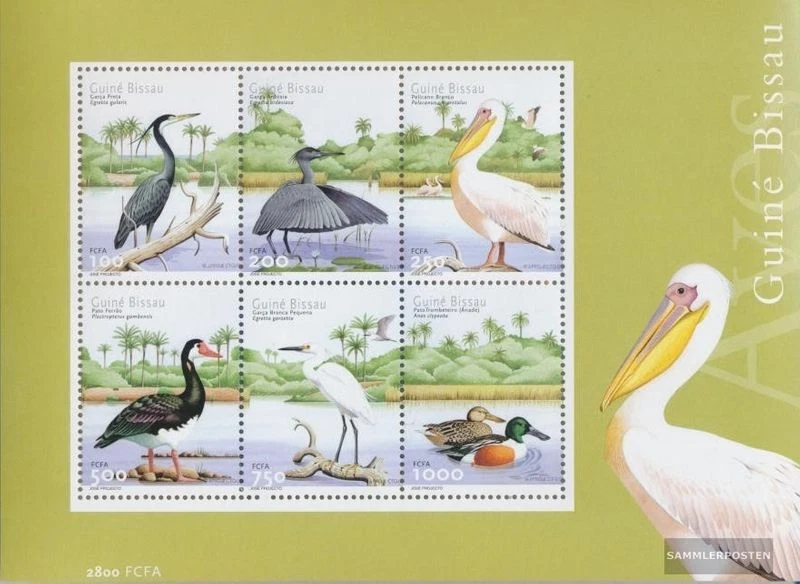 Guinée-bissau Block375 neuf avec gomme originale 2001 Oiseaux - Photo 1/1