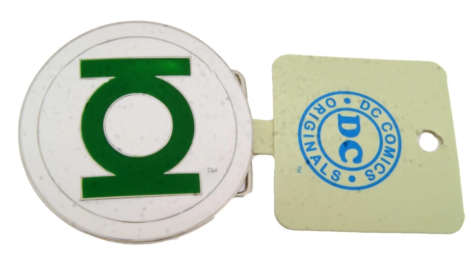 Linterna Verde Cinturón Hebilla Hombres Disfraz Juegos con disfraces Halloween DC Comics Original Nuevo Foto 3 de 4