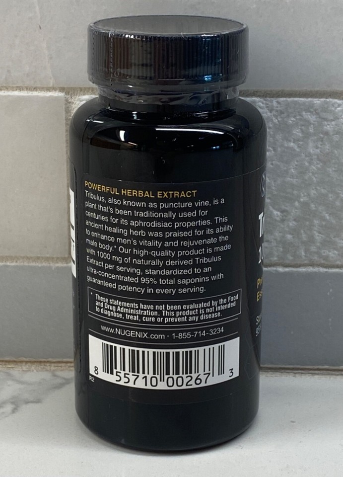 Nugenix Tribulus 1000mg Premium Men's Essentials Series 60 Capsules Exp 05/2025 eBay