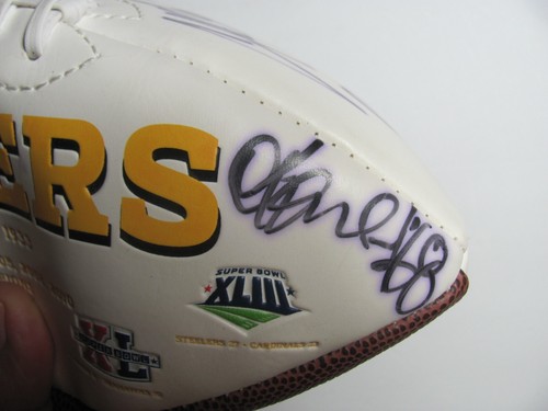 Signed Pittsburgh Steelers Commemorative Football Cam Heyward, Andy Russell +14 - Picture 5 of 9