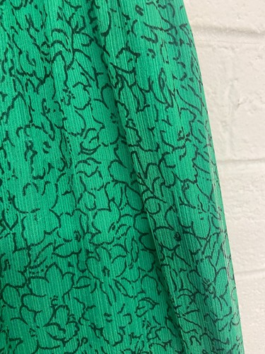 WHISTLES Sketched Floral Frill Sleeve Midi Dress Size 12 AU RRP 389 WITH DEFECTS - Picture 6 of 7
