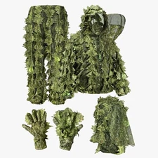 Ghilliemonster Camouflage Leafy Suit