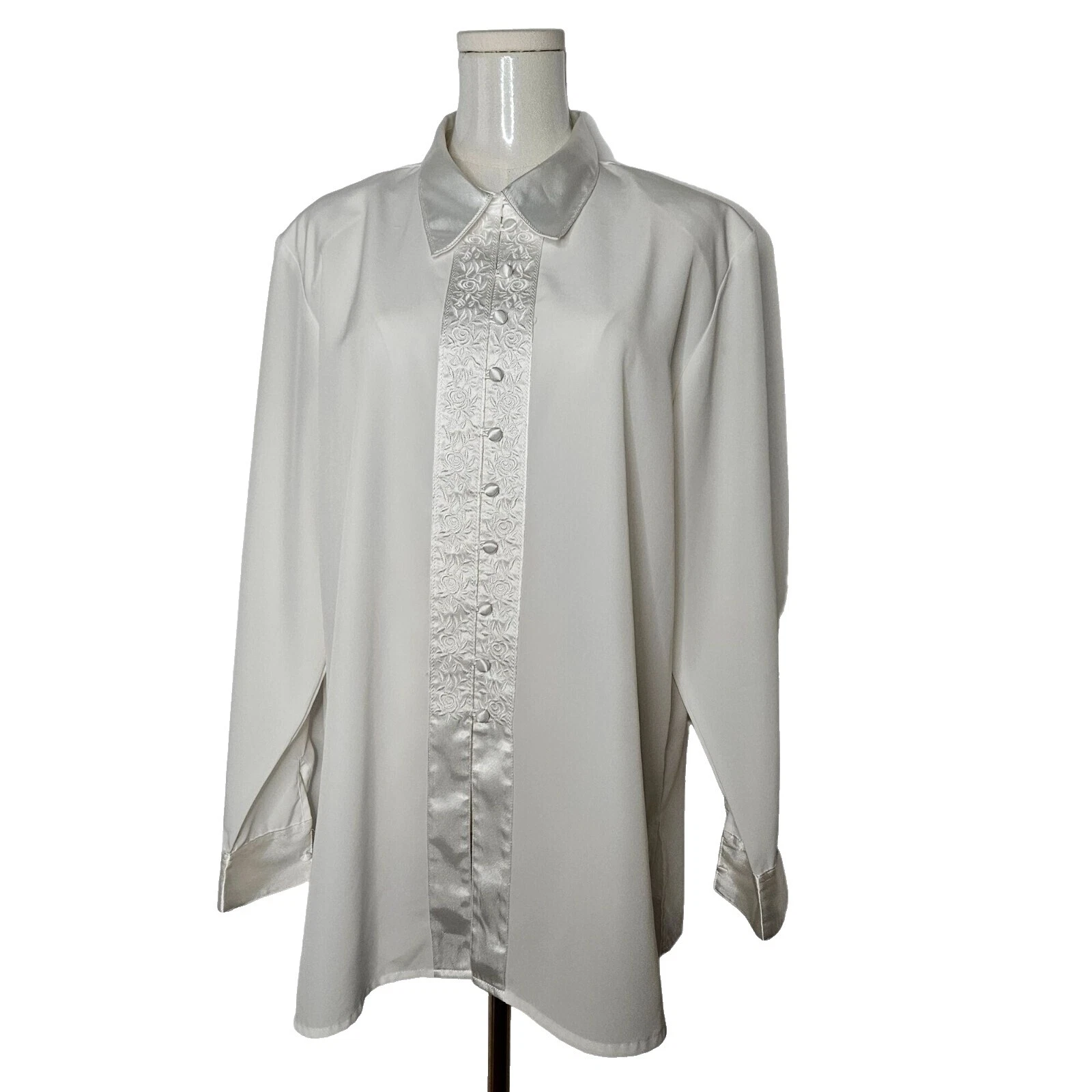 Laura Scott Business Floral Blouses for Women