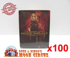 100x BLU-RAY STEELBOOK NO J-CARD SIZE BR4 -CLEAR PLASTIC BOX PROTECTORS SLEEVE