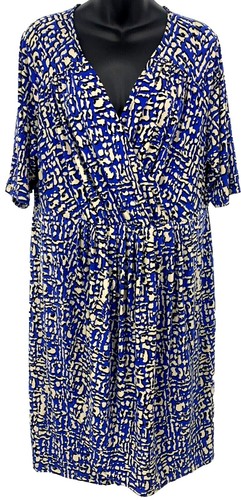 Charter Club Women Dress Plus Size 1X Blue White Short Sleeve V Shift Stretch | eBay Charter Club Women Dress Plus Size 1X Blue White Short Sleeve V Shift Stretch | eBay