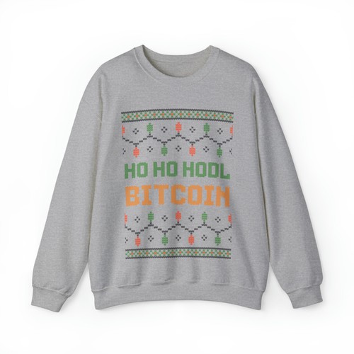 Ho Ho Hodl Bitcoin Funny Ugly Christmas Sweater, Crypto, Blockchain, BTC - Picture 11 of 28