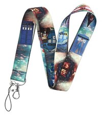 Dr Doctor Who Tardis Tennant Sci-Fi Classic British TV Show 17.7" Neck Lanyard