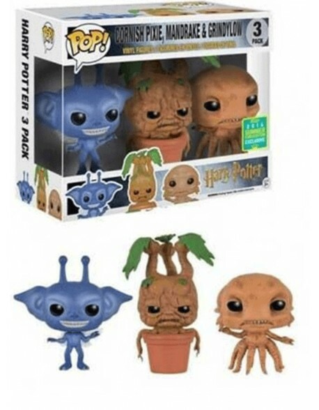 Funko Pop Movies Harry Potter Pixie Mandrake Grindylow Pack De 3 Figuras De Accion Compra Online En Ebay