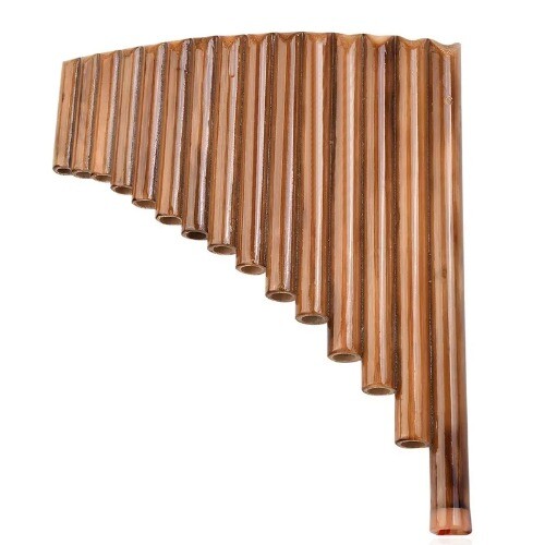 15 Pfeifen G-Melodie Panflöte chinesisches Musikinstrument Bambus Bambus Panpipes - Bild 10 von 22