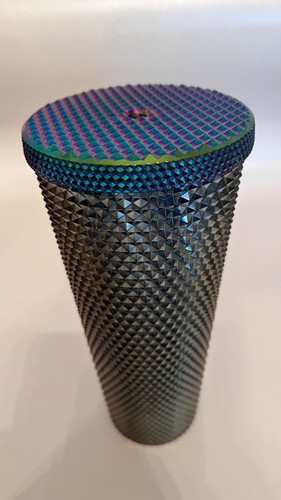 Oil Slick Becher mit Skelton kein Stroh, KEIN LOGO, KEIN STROH schillernd - Bild 7 von 11