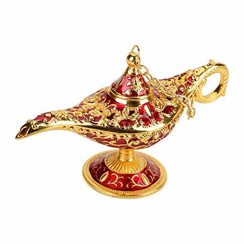 Aladdin Genie Lampada, Lampada Magica Di Aladino Classica Ed Elegante, Lampada M - Foto 1 di 1