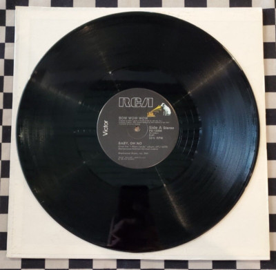 Baby, Oh No / Cowboy 12'' by Bow Wow Wow vinyl 1982 VG+ PD-13306 RCA Victor