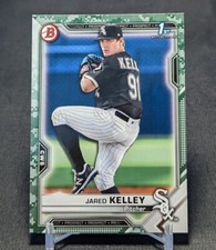 Jared Kelley 1st Camo Prospect Rookie 2021 Bowman Card #BP-106 Chicago White Sox. rookie card picture