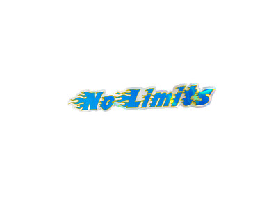 3D Sticker Adhesive No Limits HQ, Blue
