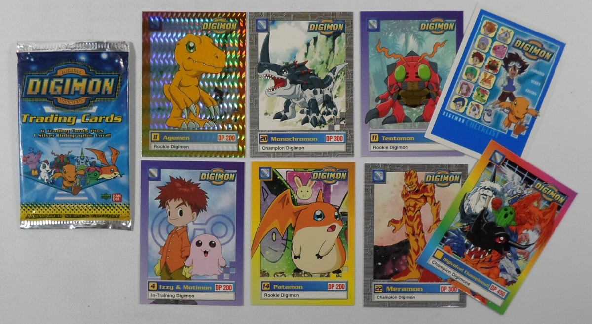 BANDAI 1999 DIGIMON TRADING CARD GAME ANIMATED SERIES EDITION