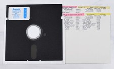 Vtg Scotch Computer Floppy Disk - Rare, Atari, Untested, As-Is DOS 3.0 