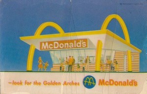 Sam Snead Free Meal McDonalds Card Celebrity Owned PGA COA NC Piedmont 60s