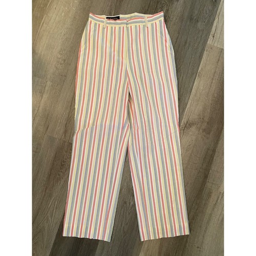 striped colourful trousers