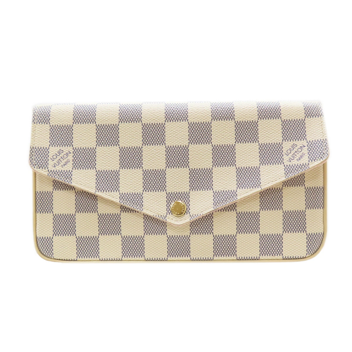 Louis Vuitton Pochette Felicie in Damier Ebene Canvas.