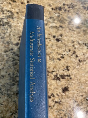 本 An Introduction to Multivariate Statistical Analysis (Wiley