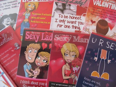GESICHTSSCHMERZEN - VALENTINSTAG GRUSSKARTEN - LUSTIG - FRECH - HUMOR - WITZ -
