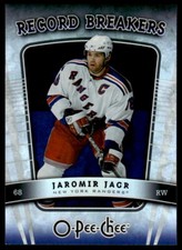 2007-08 O-Pee-Chee Record Breakers Jaromir Jagr New York Rangers #RB8 R63