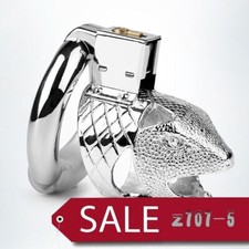 Stainless Steel Metal Lock Adjustable Chastity Cage Chastity Device Restraints